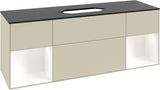 Villeroy & Boch Finion Waschtischunterschrank 1600 mm Glossy White Lacquer mit Beleuchtung