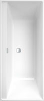 Villeroy & Boch Collaro Rechteck-Badewanne 1700x750mm Weiß Alpin – Acryl Einbauwanne mit Überlauf