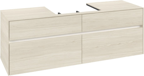 Villeroy & Boch Waschtischunterschrank Collaro C025 B0 1600 mm White Oak mit Beleuchtung
