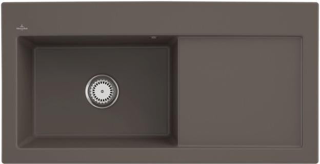 Villeroy & Boch SUBWAY 60 XL Spüle 1000x510mm Timber mit CeramicPlus, Becken links