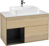 Villeroy & Boch Finion Waschtischunterschrank 1000 mm White Matt Lacquer mit LED-Beleuchtung