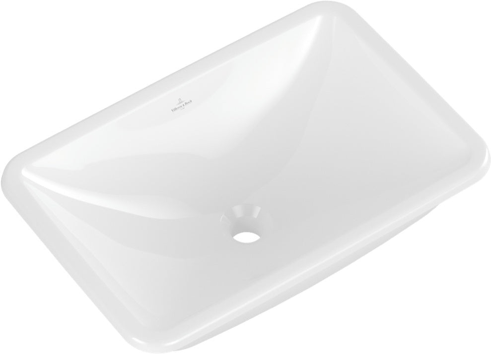 Villeroy & Boch Loop & Friends Unterbauwaschbecken 450x280mm Weiß Alpin CeramicPlus