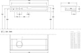 Villeroy & Boch Waschbeckenunterschrank Antao L11053 1200 mm Anthracite Matt mit LED