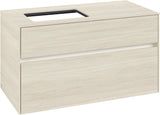 Villeroy & Boch Collaro Waschbeckenunterschrank C110 B0 White Oak 1000 mm mit LED-Beleuchtung
