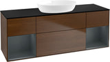 Villeroy & Boch Finion Waschtischunterschrank 1600 mm Glossy White Lacquer mit Beleuchtung