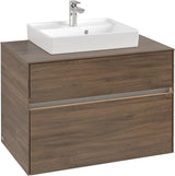 Villeroy & Boch Waschtischunterschrank Collaro C069 B0 800 mm Arizona Oak mit LED-Beleuchtung und SoftClosing