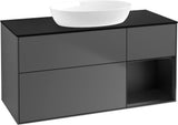 Villeroy & Boch Finion Waschtischunterschrank FA72GFGF 1200 mm Glossy White Lacquer mit LED-Beleuchtung