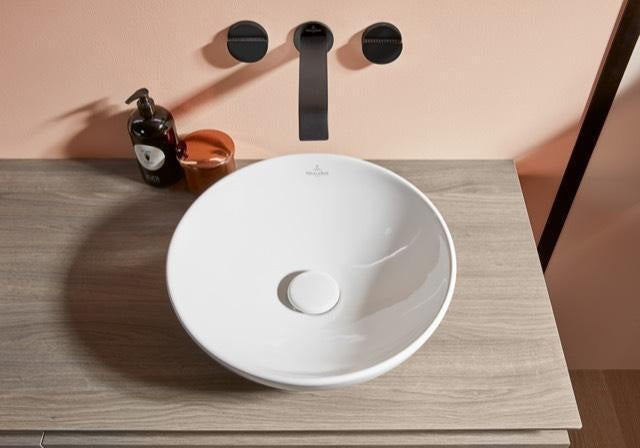 Villeroy & Boch Aufsatzwaschbecken Loop & Friends 4A4 380x380mm Weiß Alpin