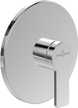 Villeroy & Boch Architectura Einhand-Brausebatterie – Eckiges Unterputz-Fertigmontageset in Chrom