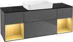 anthrazit / Mitteldichte Faserplatte (MDF) / G742H F