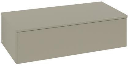 Villeroy & Boch Antao Sideboard 1000 mm – Wandhängend, Grau Matt, mit LED-Beleuchtung