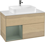 Villeroy & Boch Finion Waschtischunterschrank 1000 mm White Matt Lacquer mit LED-Beleuchtung