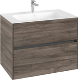 Villeroy & Boch Waschbeckenunterschrank Collaro C13800 White Oak – 796 mm, 2 Auszüge, SoftClosing