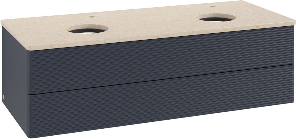 Villeroy & Boch Antao Waschtischunterschrank 1200 mm, 2 Auszüge, Push-Open, Stone Grey Matt