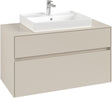 Villeroy & Boch Waschbeckenunterschrank Collaro C019 B0 1000 mm Cashmere Grey mit Beleuchtung