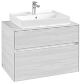Villeroy & Boch Collaro Waschtischunterschrank 800 mm White Wood mit 2 Auszügen