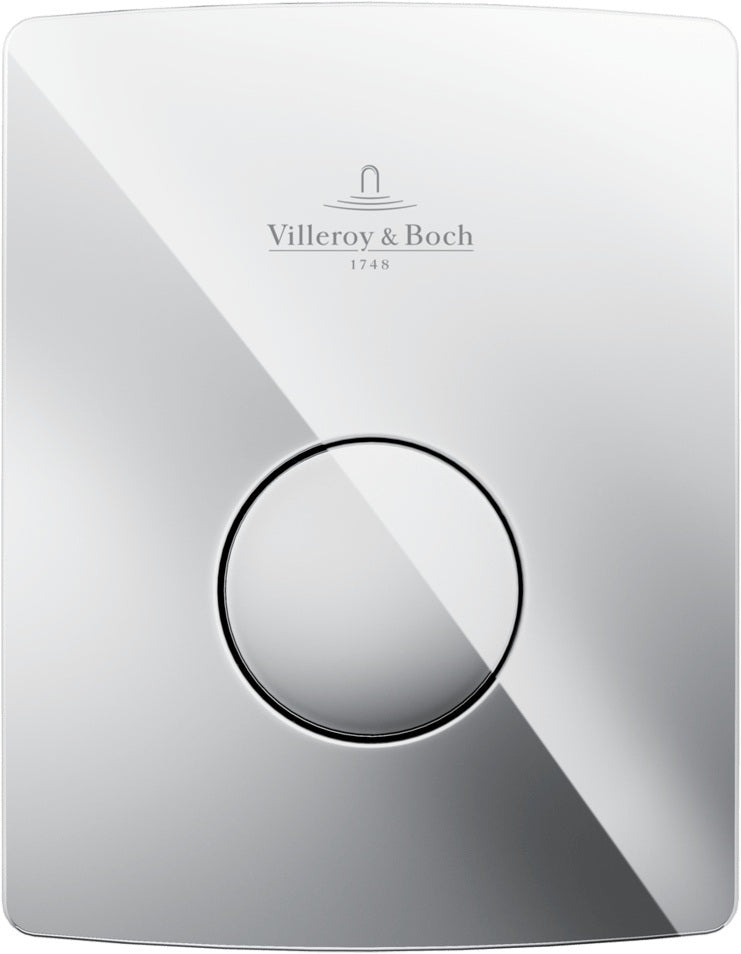 Villeroy & Boch ViConnect Urinal-Betätigungsplatte 921944 eckig verchromt 162x126x17 mm
