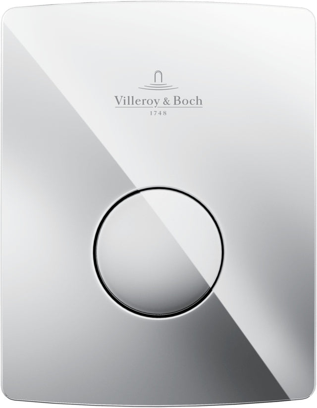 Villeroy & Boch ViConnect Urinal-Betätigungsplatte 921944 eckig verchromt 162x126x17 mm