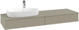 Villeroy & Boch Antao Waschtischunterschrank 1600 mm grau mit 2 Auszügen und Push-Open
