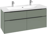 Villeroy & Boch Waschtischunterschrank Subway 3.0 C 602L0, 1272 mm, Brilliant White, mit LED-Beleuchtung