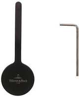 Villeroy & Boch Armaturengriff 927080 – Edelstahl massiv, 9x85x30 mm, Ersatzteil