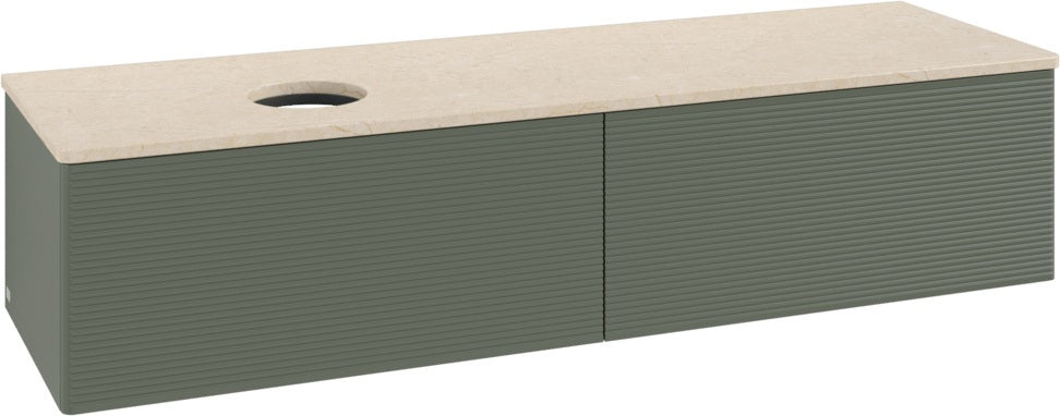 Villeroy & Boch Antao Waschbeckenunterschrank 1600 mm Anthracite Matt mit LED-Beleuchtung