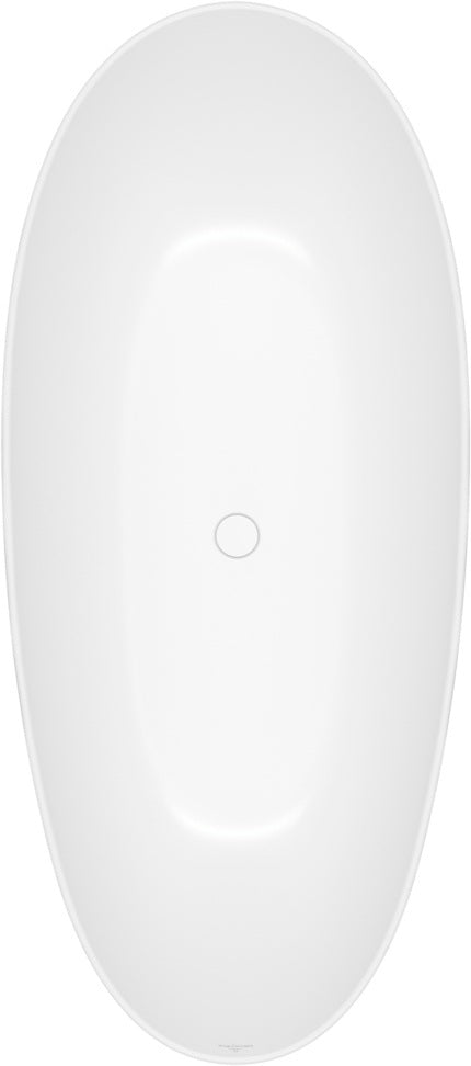 Villeroy & Boch Antao Freistehende Badewanne 1700x750mm Quaryl Weiß Alpin