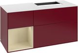 Villeroy & Boch Finion Waschbeckenunterschrank 1200 mm Glossy White Lacquer mit Beleuchtung