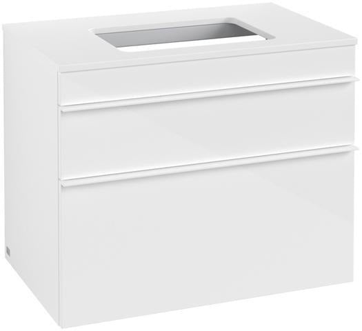 Villeroy & Boch Venticello Waschtischunterschrank 757 mm Glossy White mit 2 Auszügen