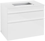 Villeroy & Boch Venticello Waschtischunterschrank 757 mm Glossy White mit 2 Auszügen