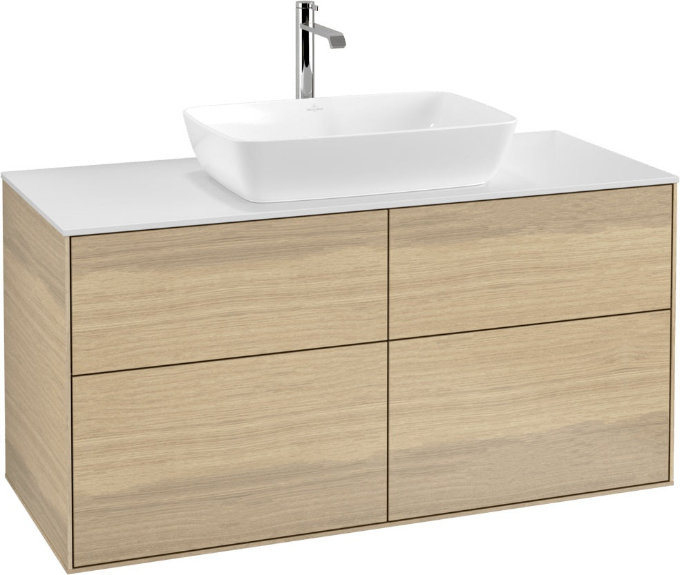 Villeroy & Boch Finion Waschtischunterschrank 1200 mm Glossy White Lacquer mit SoftClosing