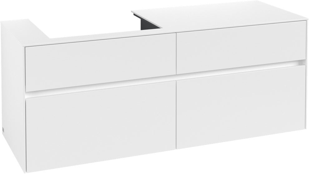 Villeroy & Boch Waschtischunterschrank Collaro White Matt 1400 mm mit 4 Auszügen
