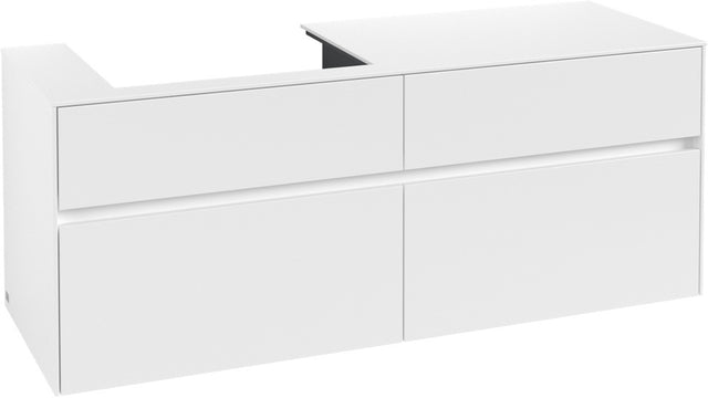 Villeroy & Boch Waschtischunterschrank Collaro White Matt 1400 mm mit 4 Auszügen