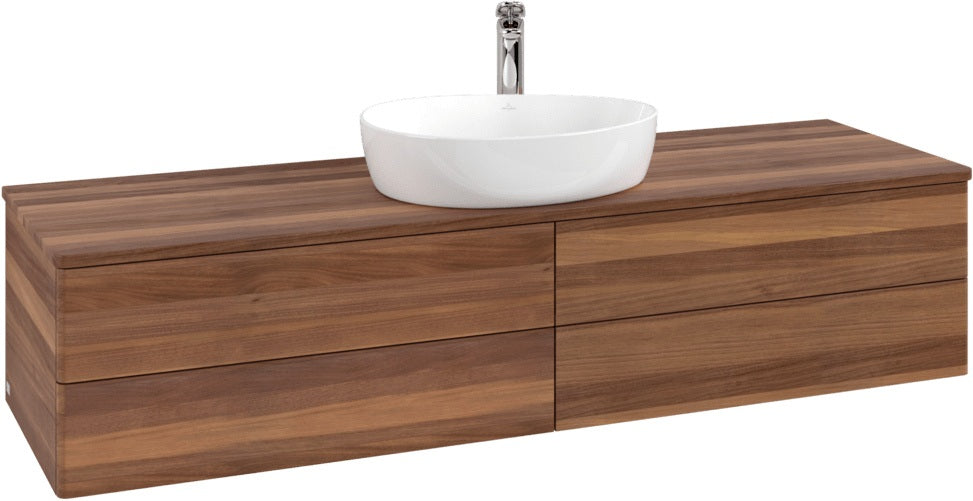 Villeroy & Boch Waschtischunterschrank Antao K25051 1600 mm Warm Walnut mit 4 Auszügen