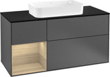 Villeroy & Boch Finion Waschtischunterschrank 1200 mm Glossy White Lacquer mit LED-Beleuchtung
