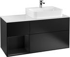 schwarz / Mitteldichte Faserplatte (MDF) / G141P D