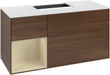 Villeroy & Boch Finion Waschtischunterschrank G161G 1200 mm Glossy White Lacquer mit LED-Beleuchtung