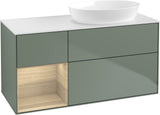 Villeroy & Boch Finion Waschtischunterschrank 1200 mm Glossy White Lacquer mit Beleuchtung