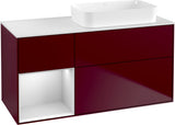 Villeroy & Boch Finion Waschtischunterschrank 1200 mm Glossy White mit Beleuchtung