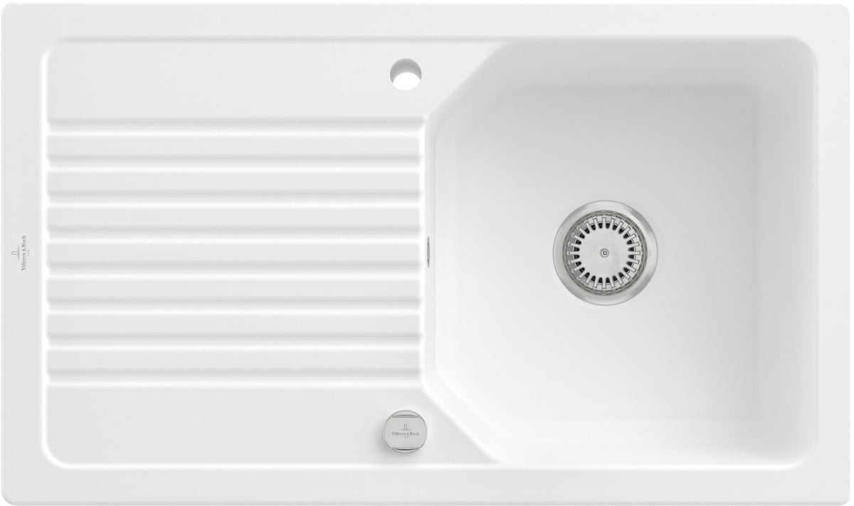 Villeroy & Boch Einbauspüle Linara 338501 860x510mm Rechteck Almond CeramicPlus
