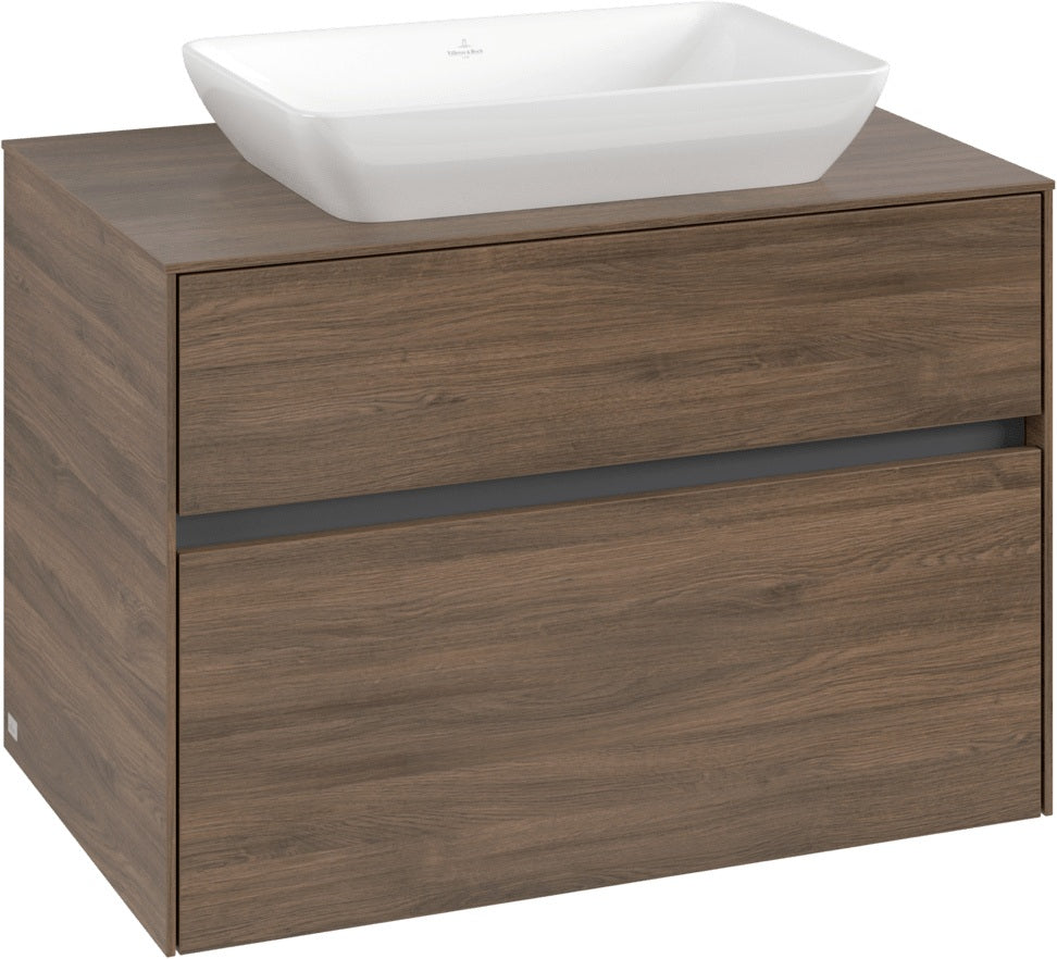 Villeroy & Boch Waschbeckenunterschrank Collaro C108 800 mm Arizona Oak mit SoftClosing