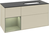 Villeroy & Boch Finion Waschtischunterschrank 120 cm Glossy White Lacquer mit Beleuchtung
