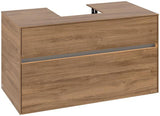 Villeroy & Boch Waschbeckenunterschrank Collaro 1000 mm Kansas Oak mit LED-Beleuchtung