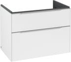weiß / aluminium glänzend / Eckig Pure