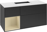 Villeroy & Boch Finion Waschtischunterschrank G161G 1200 mm Glossy White Lacquer mit LED-Beleuchtung