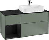 Villeroy & Boch Finion Waschbeckenunterschrank 1200 mm Glossy White Lacquer mit Beleuchtung