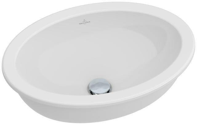 Villeroy & Boch Loop & Friends Unterbauwaschtisch 430 x 285 mm Weiß Alpin ohne Überlauf