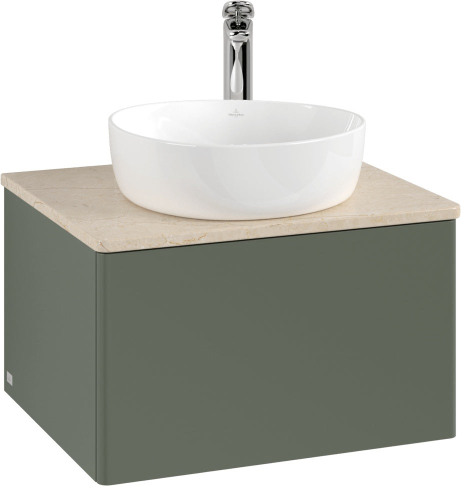Villeroy & Boch Antao Waschtischunterschrank 600 mm Anthracite Matt Lacquer mit LED-Auszugsbeleuchtung