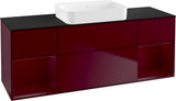 Villeroy & Boch Finion Waschbeckenunterschrank 1600 mm Glossy White Lacquer mit Beleuchtung