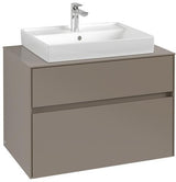 Villeroy & Boch Collaro Waschtischunterschrank 800 mm White Wood mit 2 Auszügen